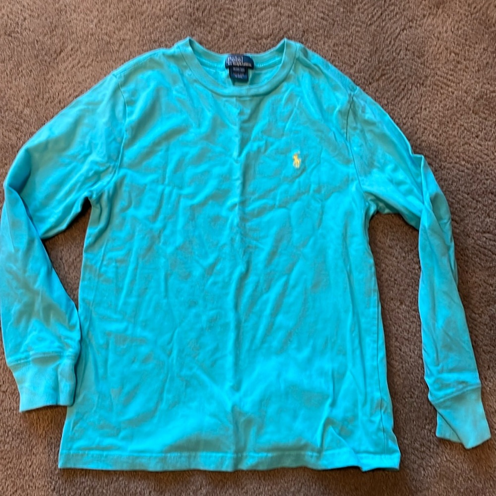 Boys size M (19/12) polo Ralph Lauren long sleeve tee